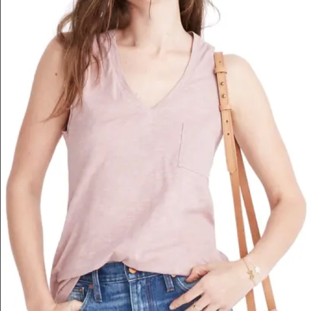 NWOT Madewell // Whisper Cotton V-Neck Tank
